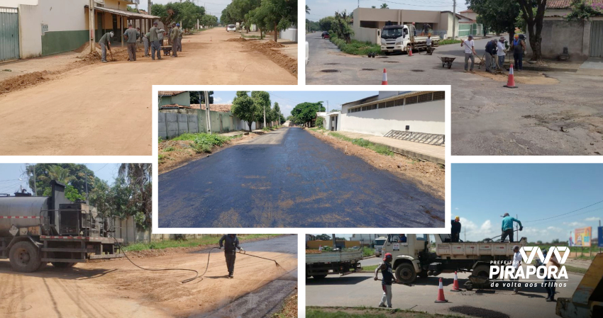 Prefeitura realiza obras de infraestrutura em Pirapora