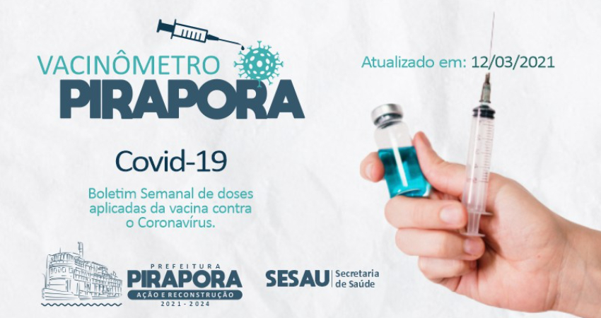 Vacinômetro é atualizado