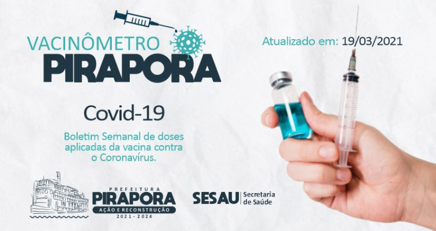 Confira o Vacinômetro da semana
