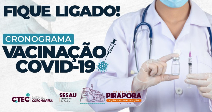 Prefeitura amplia vacinação contra a covid-19