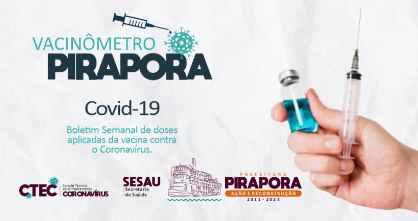 Prefeitura atualiza Vacinômetro