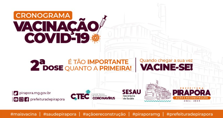 Cronograma de vacinação 18+
