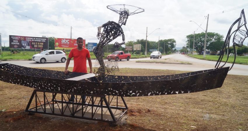 Pirapora ganha mais um patrimônio cultural com o monumento O Pescador