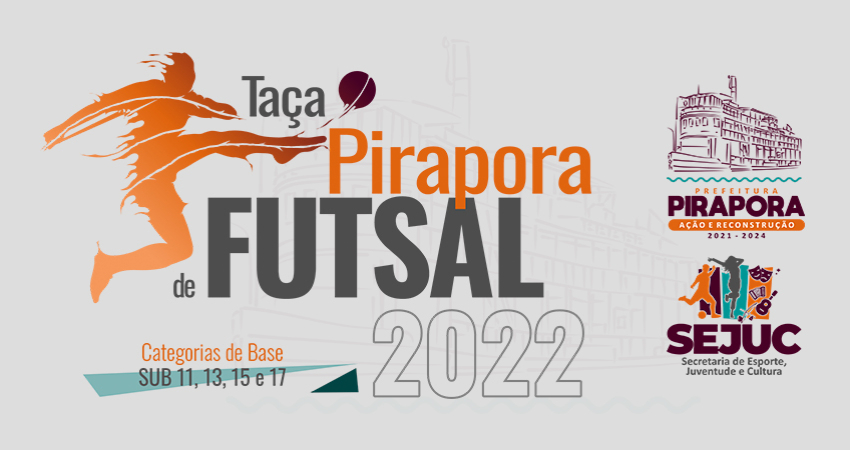 Iniciada a Taça Pirapora de Futsal para categorias de base