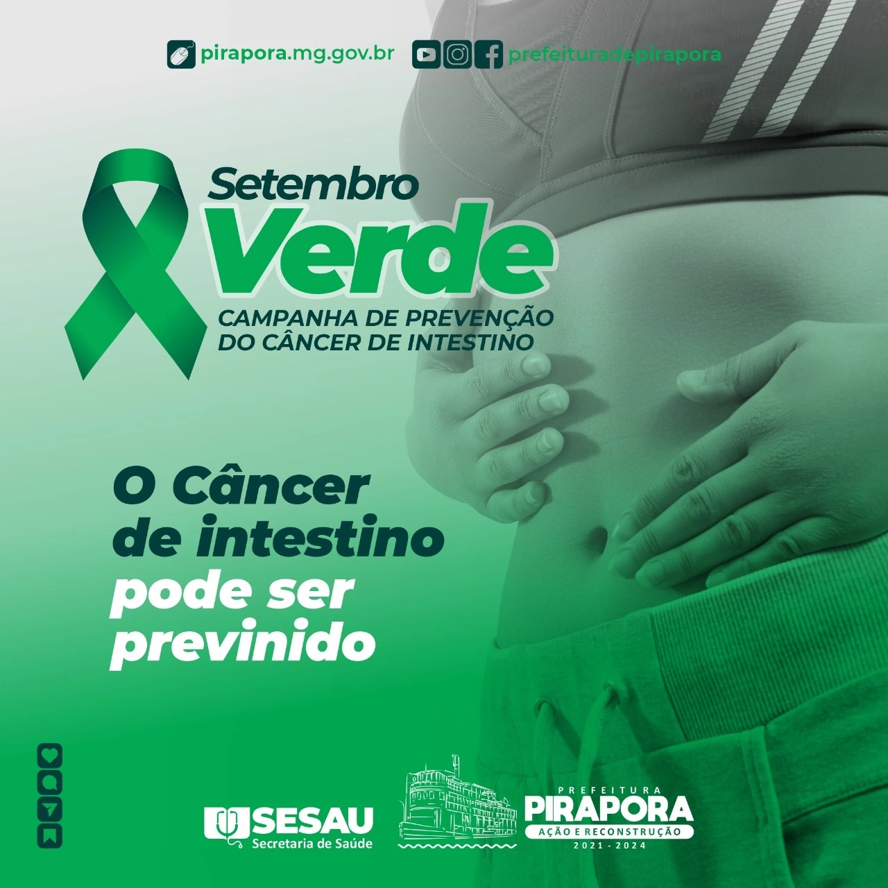 Setembro Verde é mês da prevenção e o diagnóstico do câncer colorretal