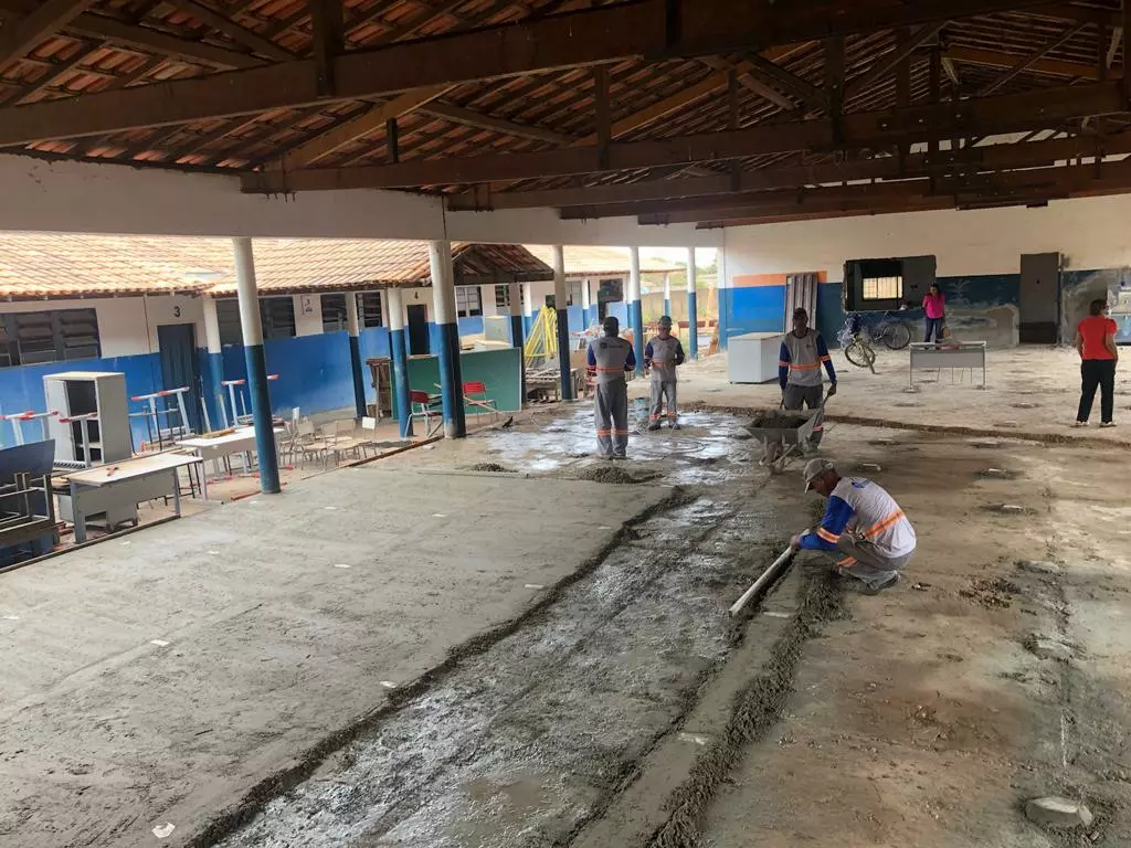 Reformas em escolas avançam e concretizam uma nova era para a Educação Municipal