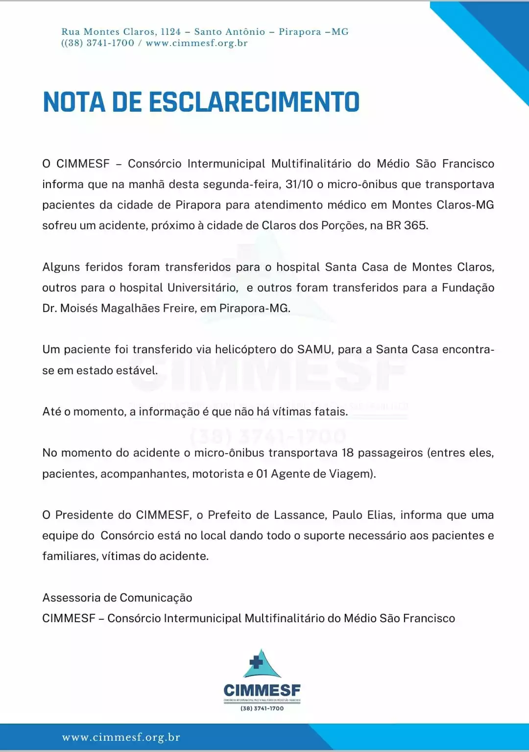 Nota de Esclarecimento