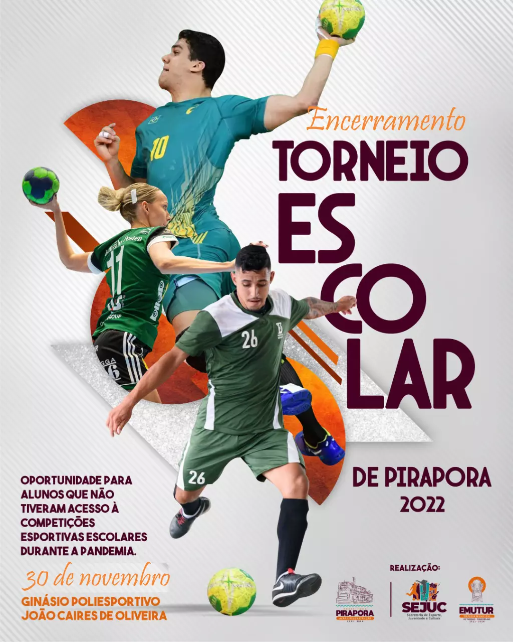 Com final do futsal, Torneio Escolar será encerrado nesta quarta-feira