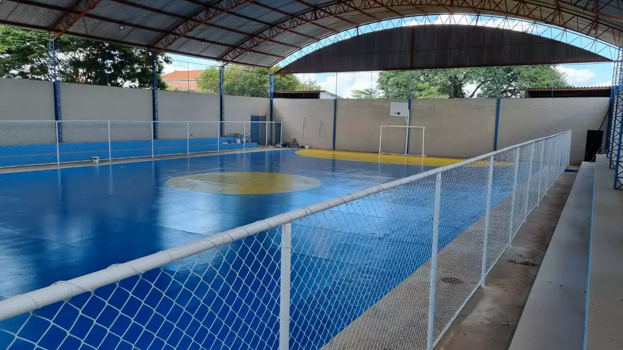 Em fase final de obras, quadra do bairro São João é revitalizada pela Prefeitura de Pirapora