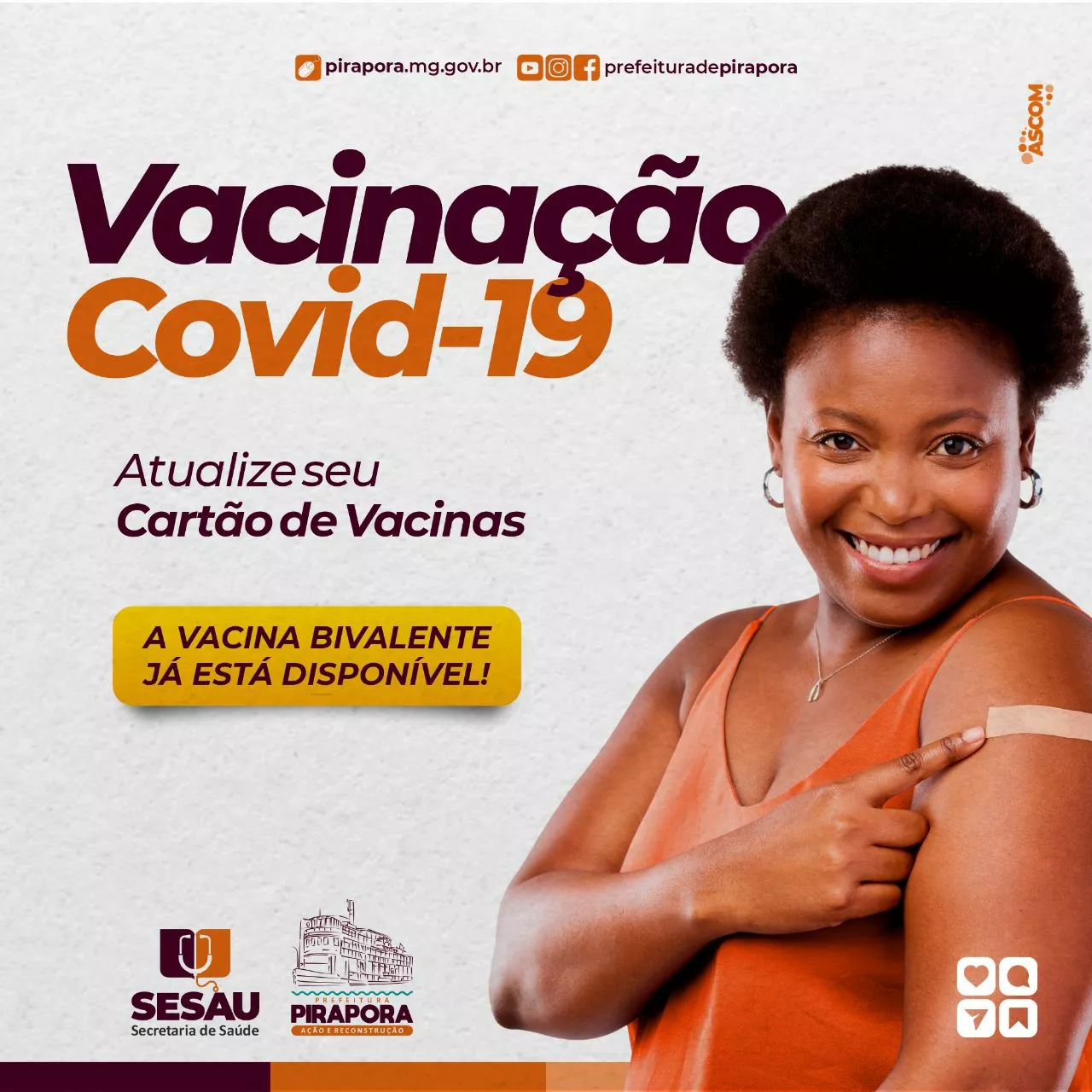 Vacina bivalente está disponível para maiores de 60 anos
