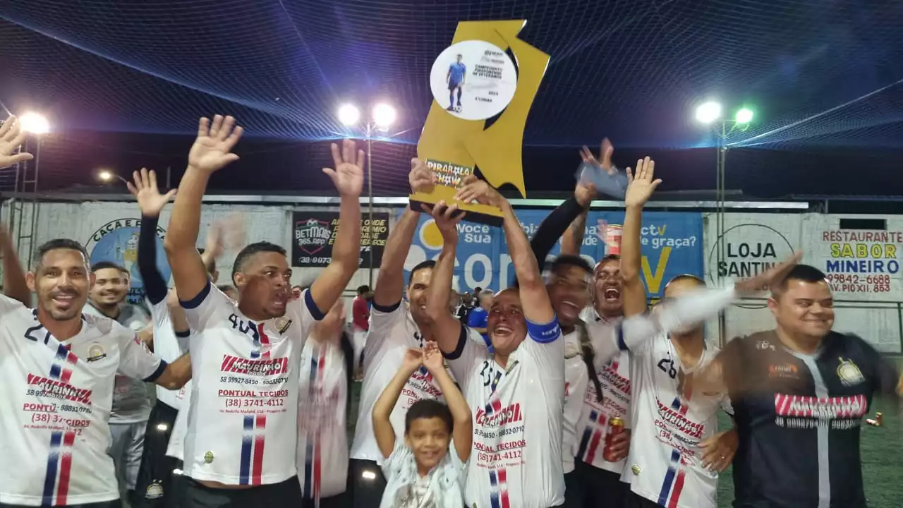 Prefeitura de Pirapora premia finalistas do Campeonato Máster Quarentão