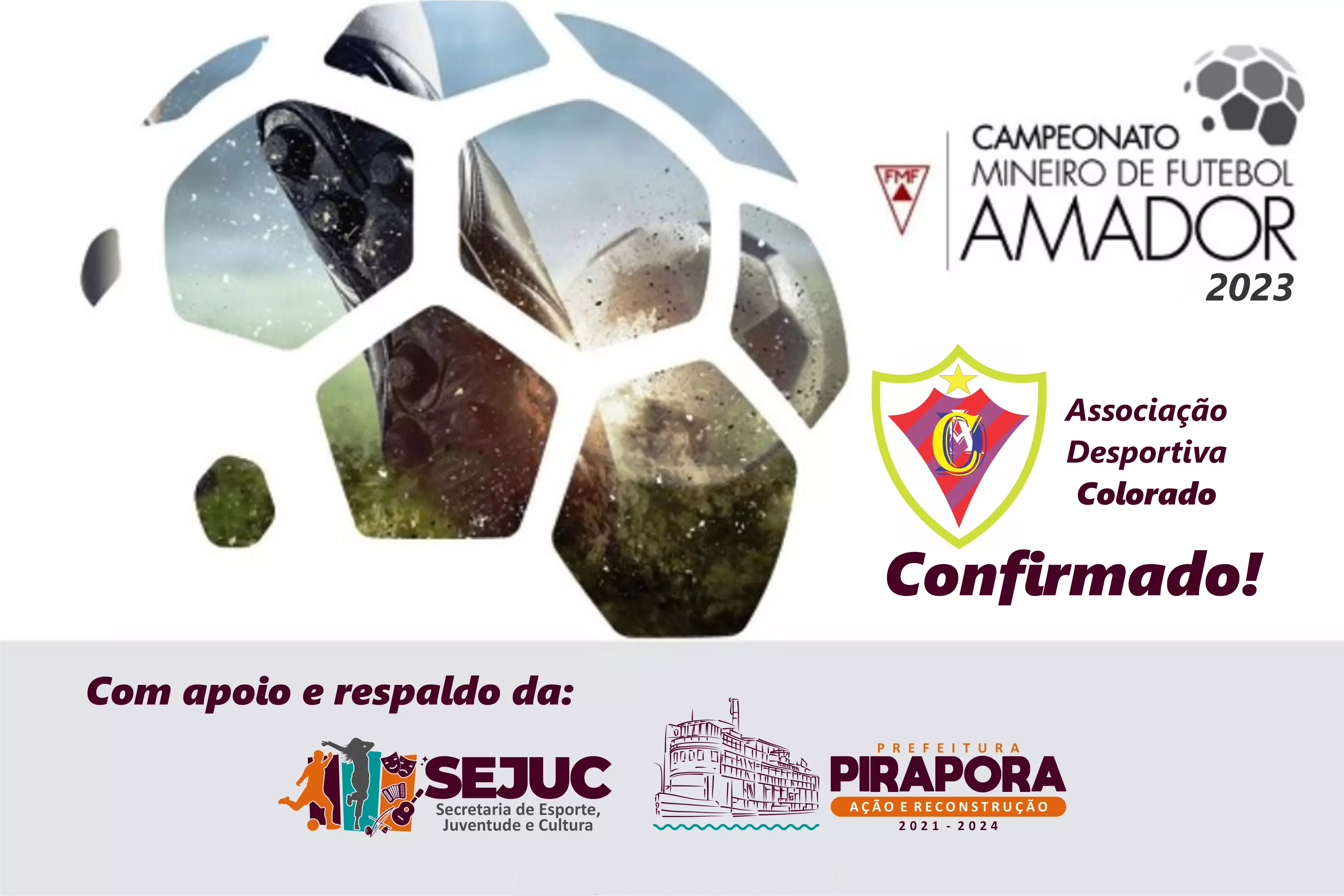 Pirapora estará no Campeonato Mineiro de Futebol Amador