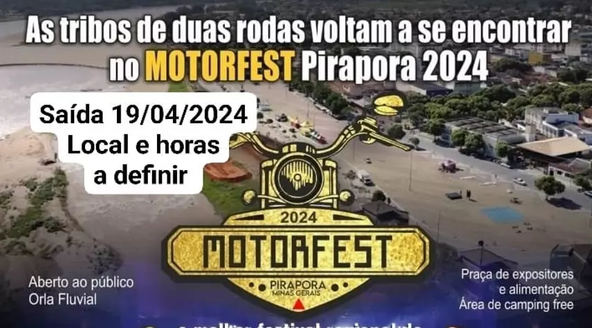 Com parceria da Prefeitura de Pirapora, 5º Motorfest agitará a região neste final de semana
