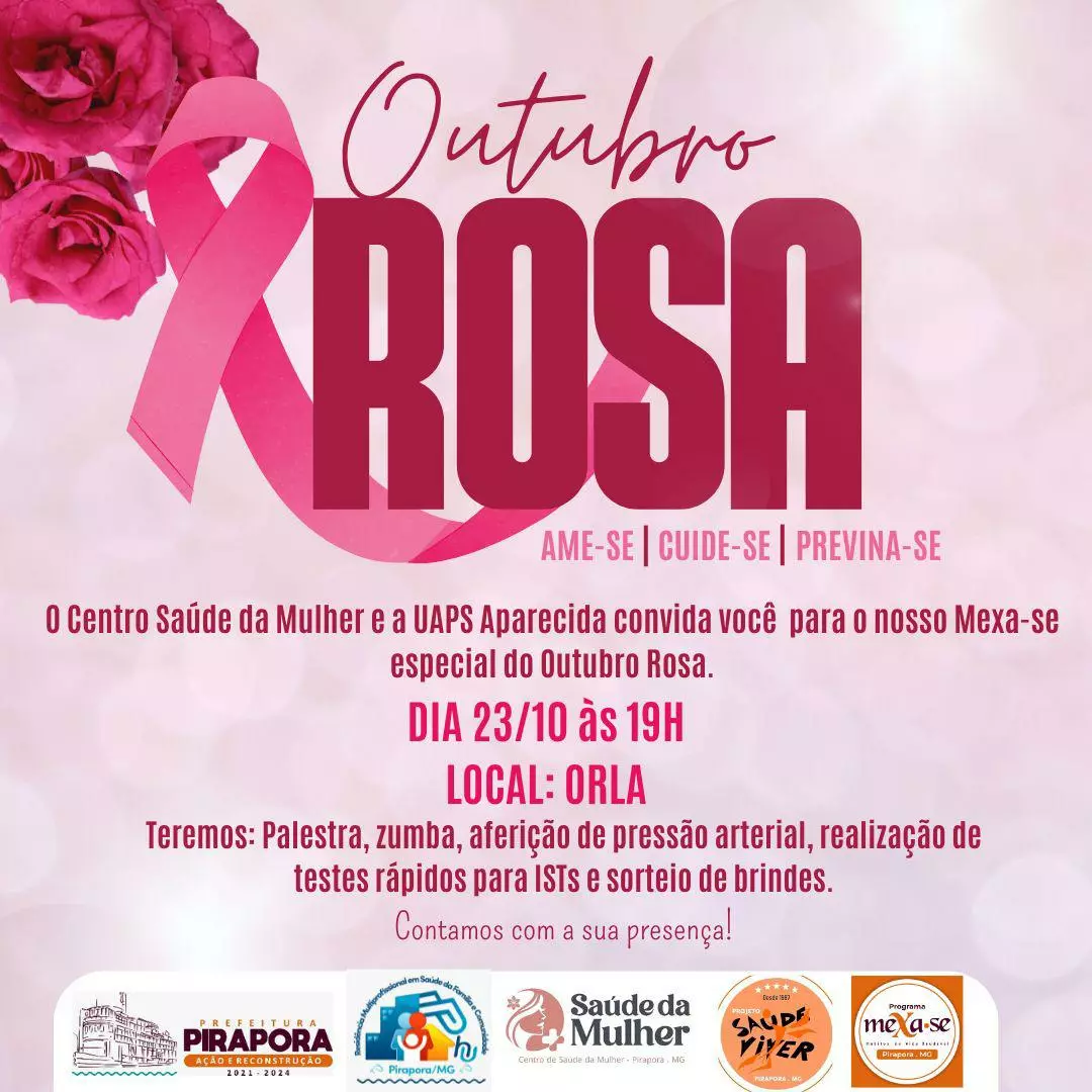 Sesau convida para comemoração do Outubro Rosa
