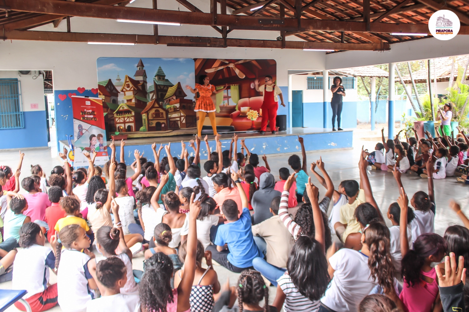 Teatro e distribuição de gibis contagiaram e estimularam a prevenção na Rede Municipal de Ensino