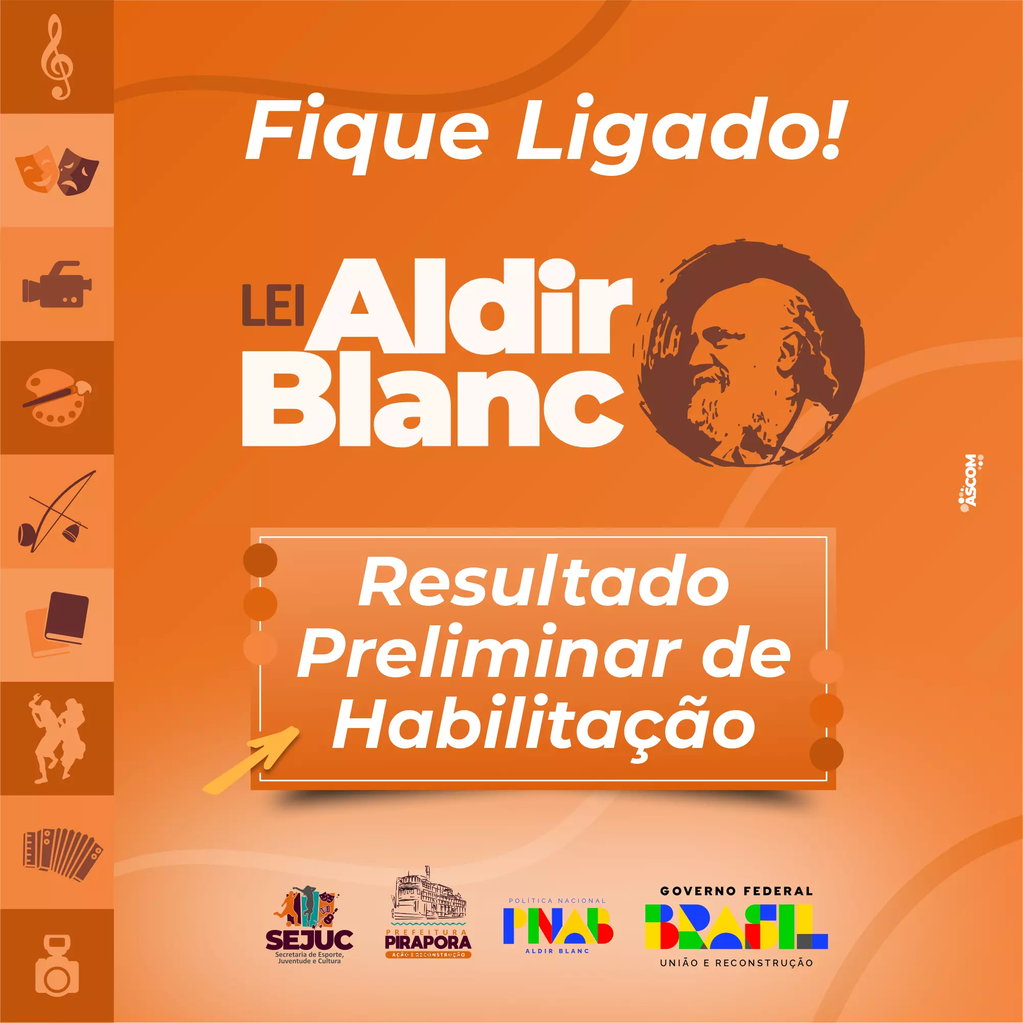 Prefeitura de Pirapora oficializa Resultado Preliminar de Habilitação da Lei Aldir Blanc