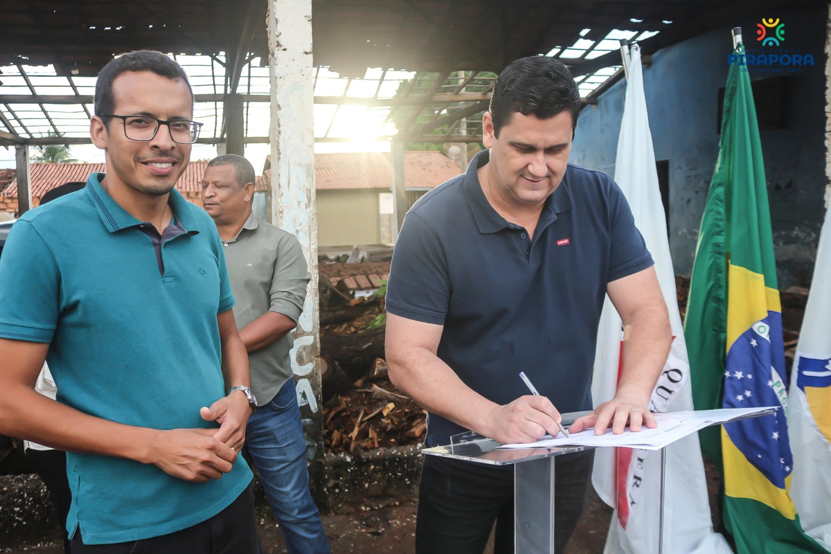 Ordem de serviço para Casa do Artesão é assinada