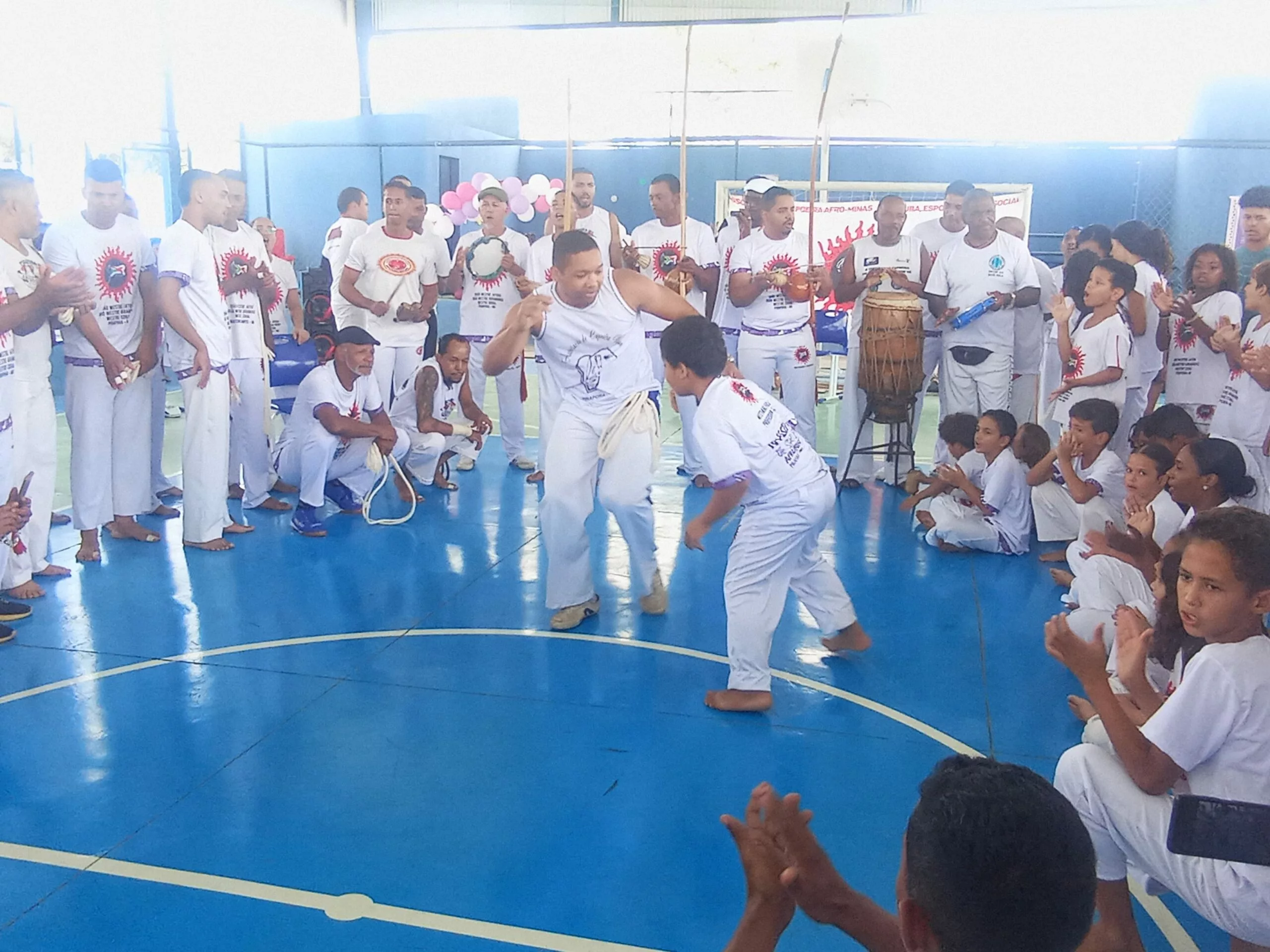 Festival de Capoeira no Sagrada Família teve contou com apoio da Prefeitura de Pirapora
