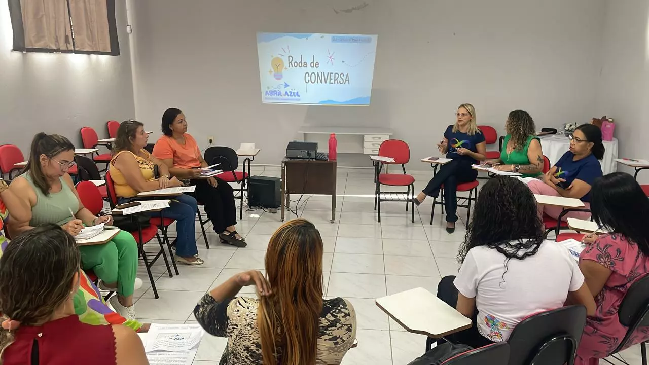 Campanha Abril Azul foi o destaque da semana na Rede Municipal de Ensino de Pirapora