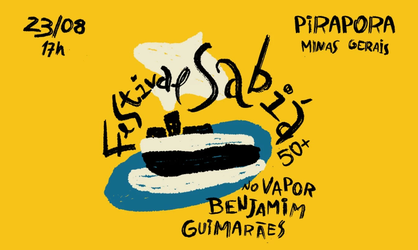 Festival Sabiá traz grandes atrações para Pirapora à bordo do Vapor Benjamim Guimarães