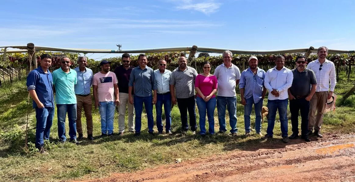 Prefeitura recebe comitiva da CeasaMinas em visita técnica aos fruticultores de Pirapora