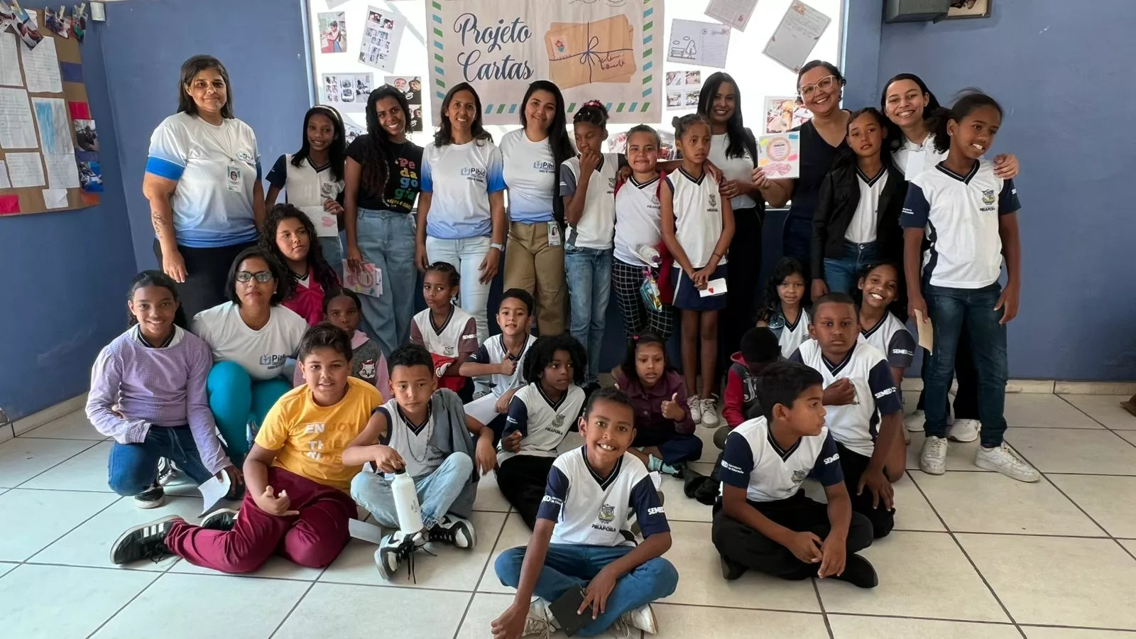 Projeto ‘Cartas’ fortalece alfabetização e promove integração entre escolas municipais de Pirapora