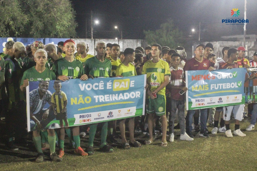 Memória e futuro do futebol piraporense se encontraram na abertura da 1ª Copa Velho Chico