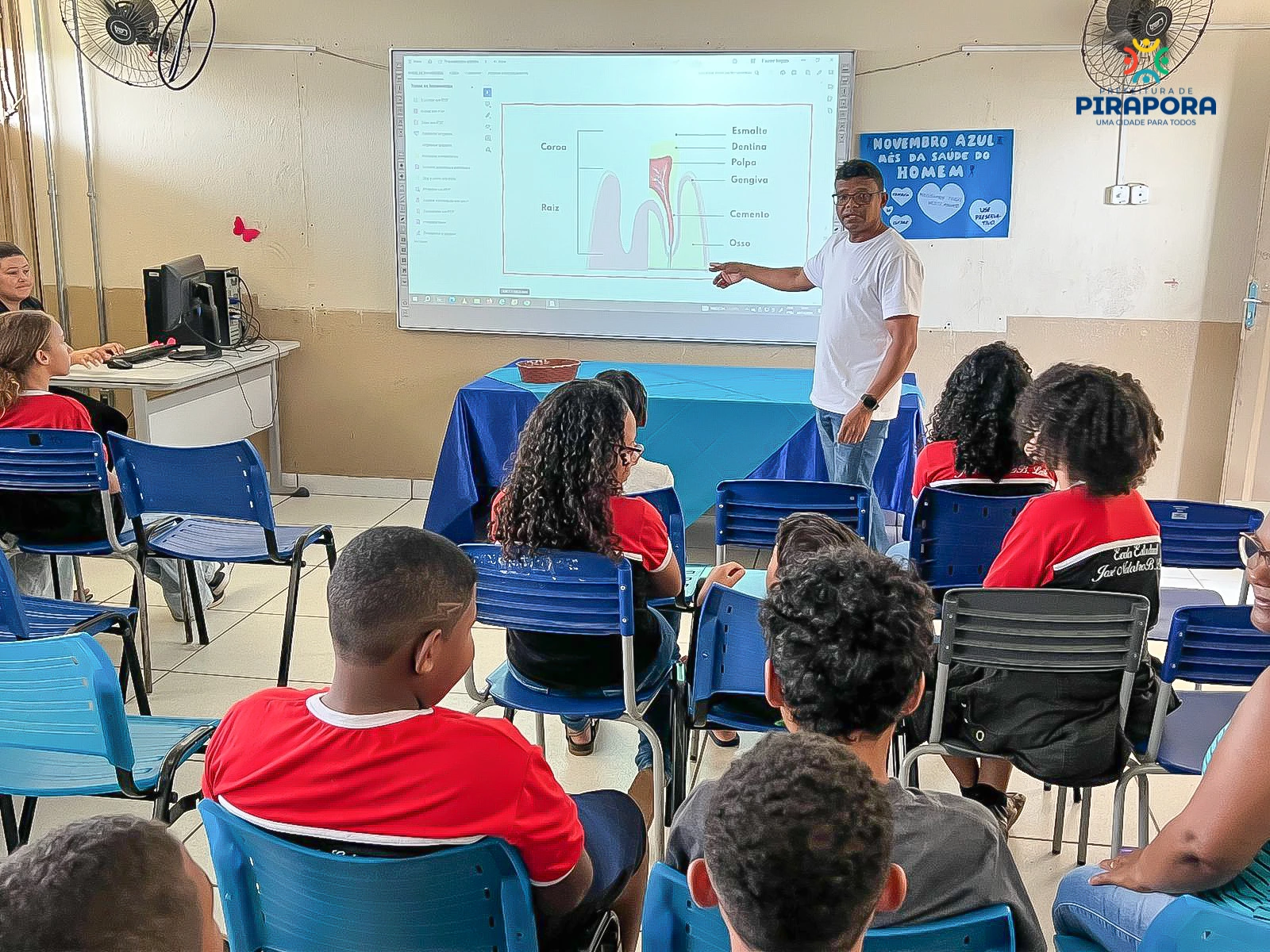 Palestras e orientações bucais nas escolas de Pirapora
