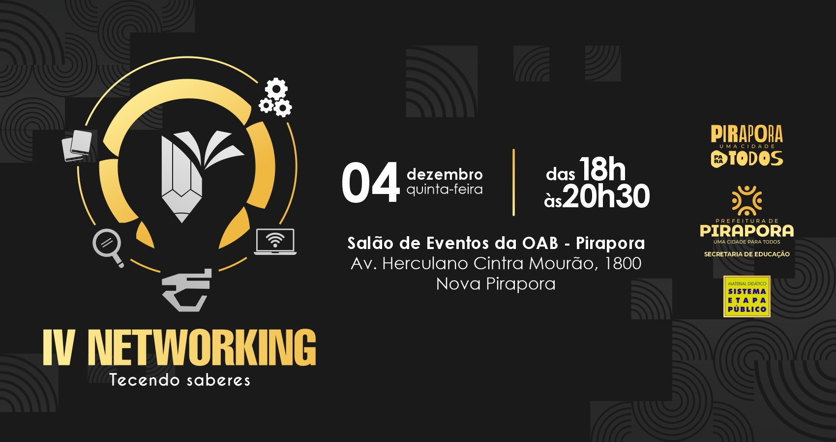 Tecendo Saberes: 4ª Edição do Networking de Pirapora celebrará parcerias e avanços na Educação
