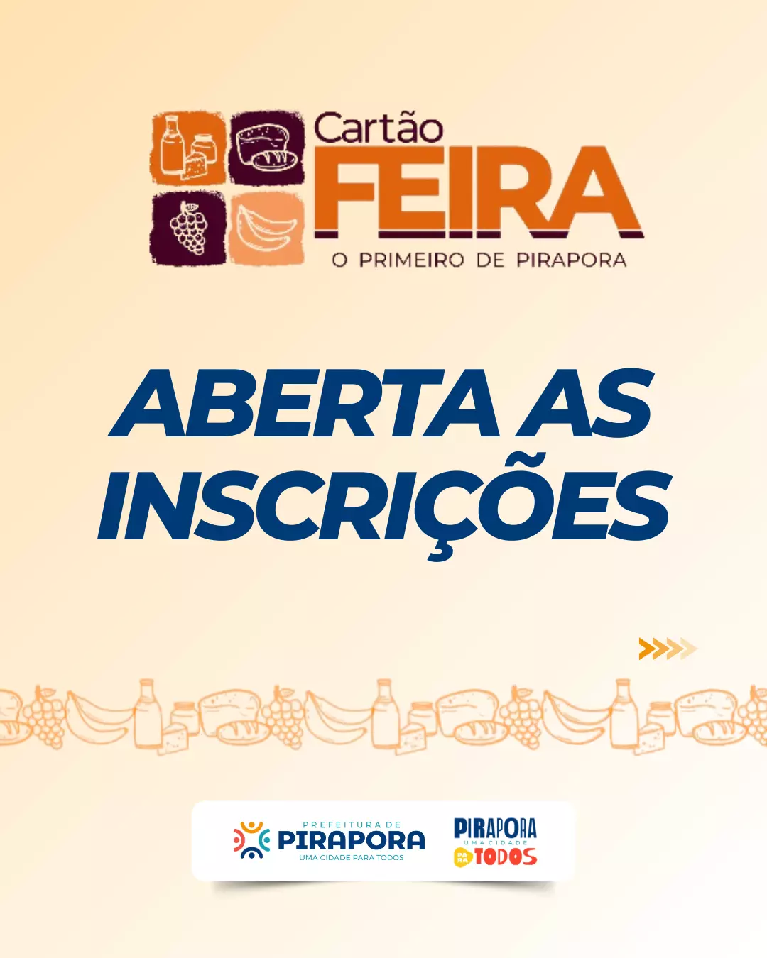 Processo seletivo do Programa Cartão Feira 2026