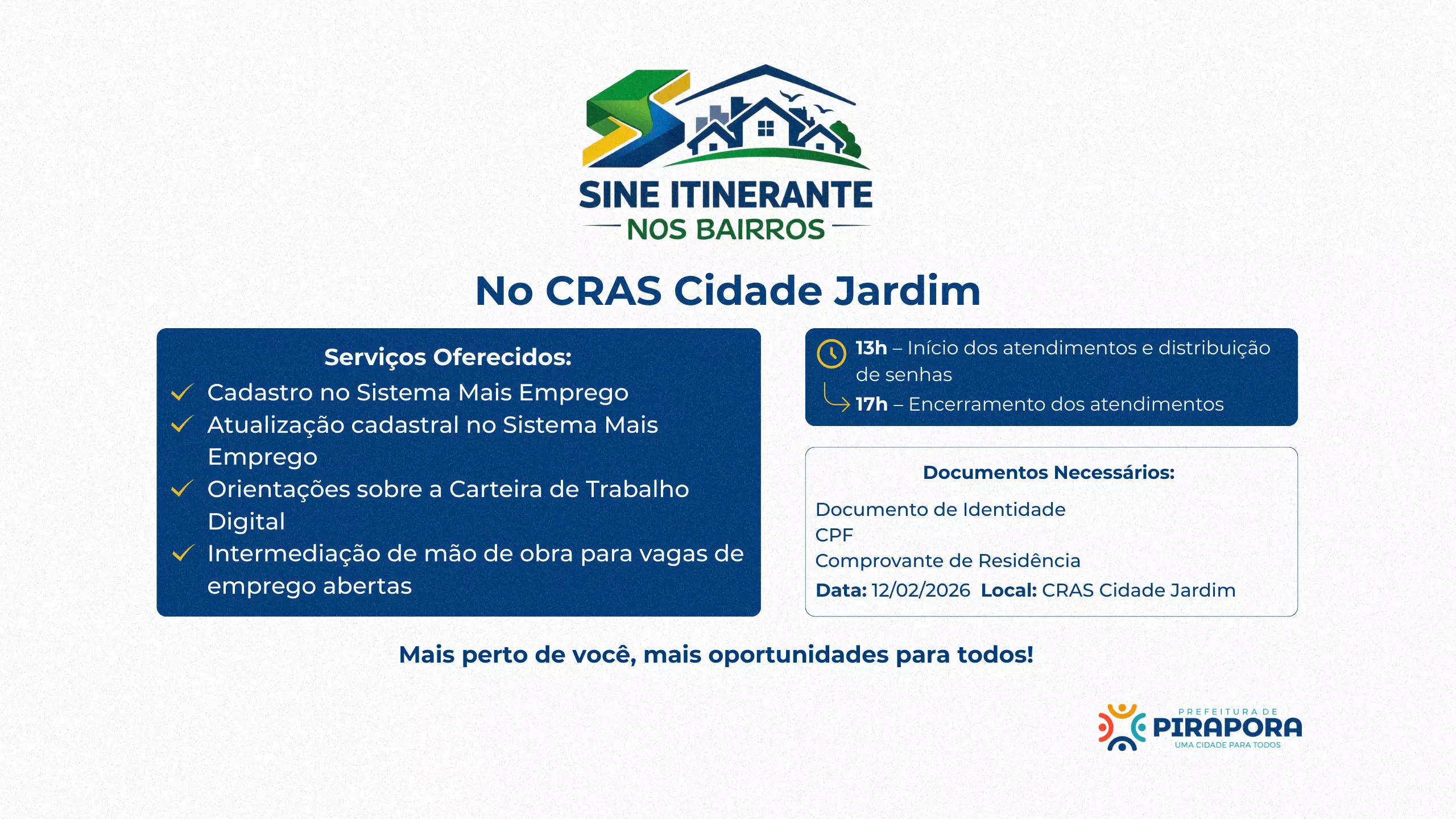 AÇÃO SINE ITINERANTE