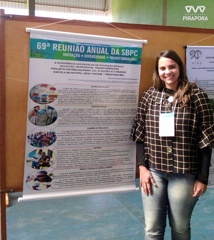 Professora representa Pirapora na 69ª Reunião Anual da SBPC