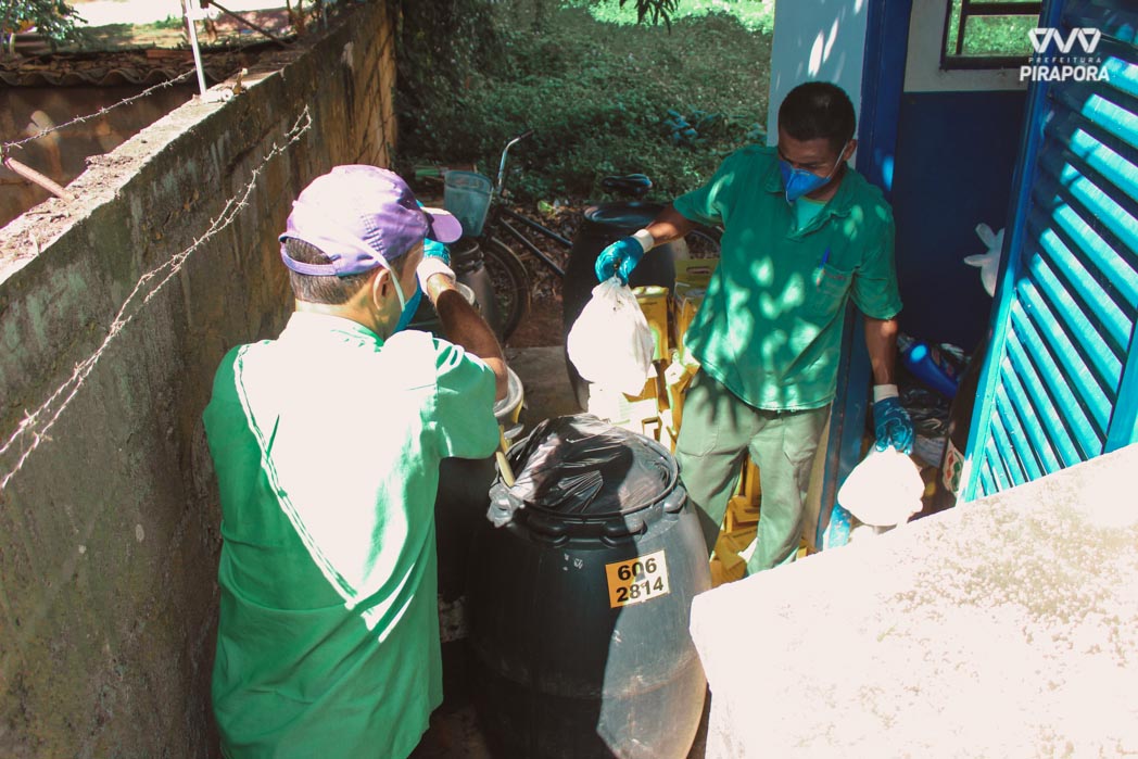 Serquip faz recolhimento do lixo dos serviços de saúde de Pirapora