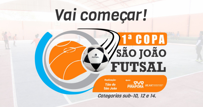 Copa São João de futsal começa neste final de semana