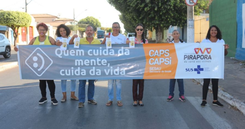 NASF Pirapora faz Campanha de Prevenção ao Suicídio