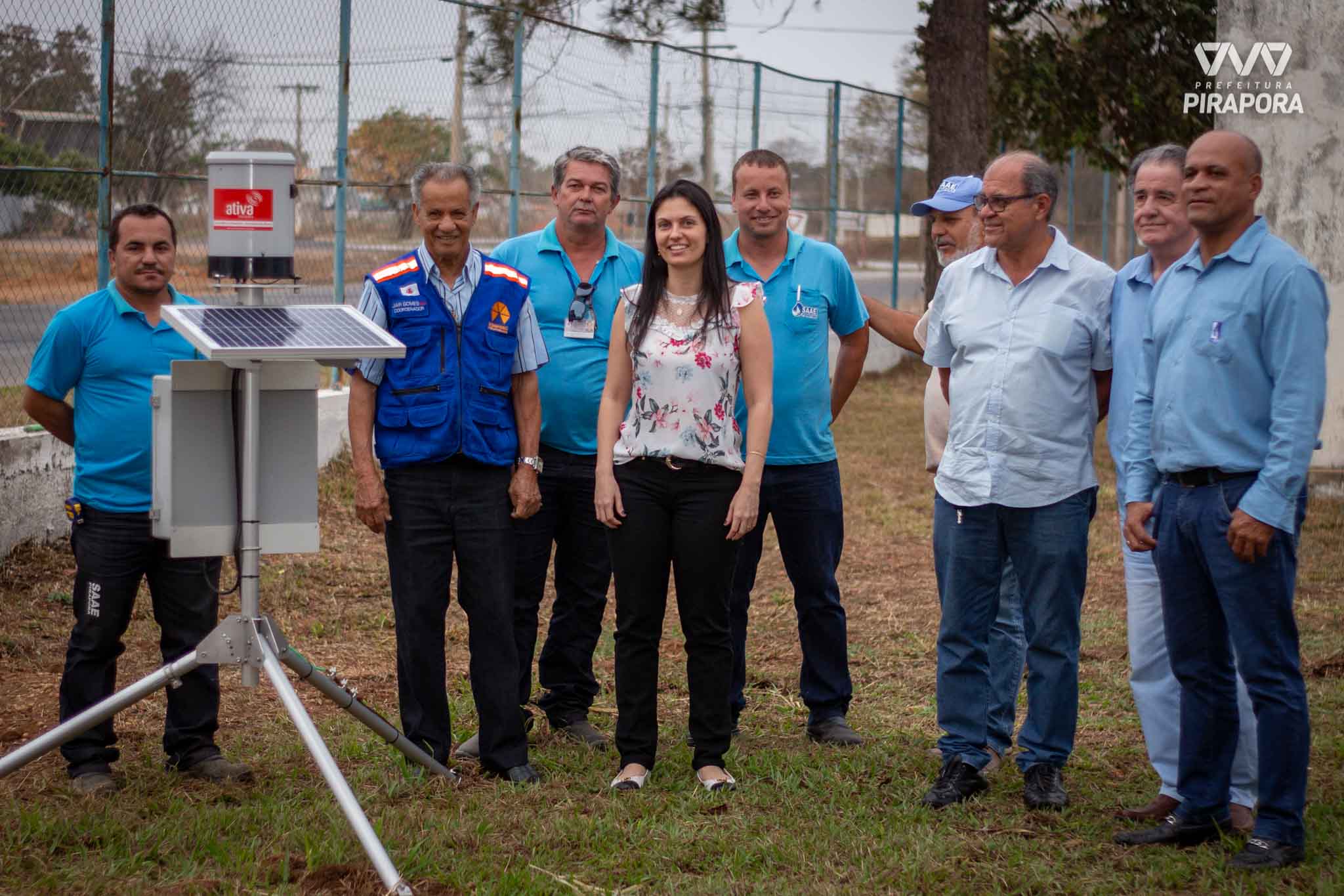 Prefeita Marcella Fonseca visita Estação Meteorológica em Pirapora