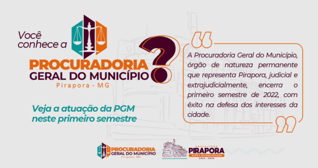 Você conhece a Procuradoria Geral do Município de Pirapora?