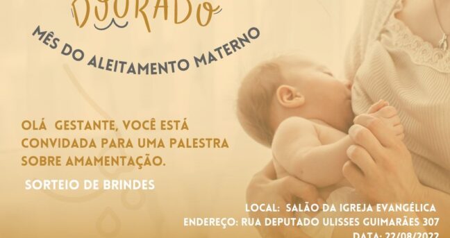 Campanha Agosto Dourado: mês do aleitamento materno