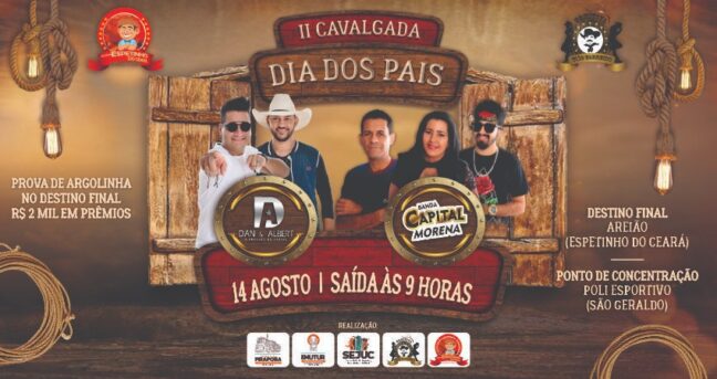 2ª Cavalgada Dia dos Pais será no próximo domingo