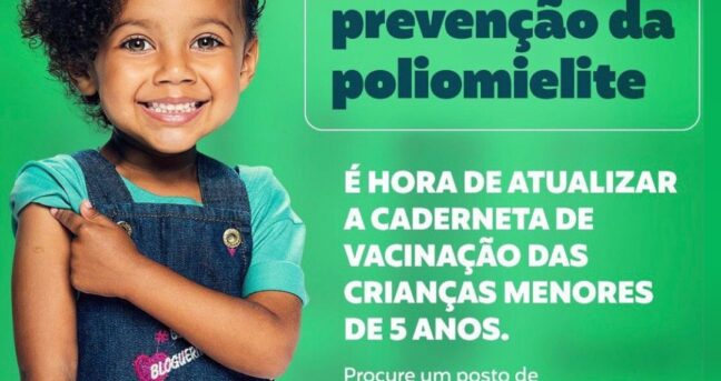 Secretaria de Saúde inicia a campanha contra a poliomielite e multivacinação