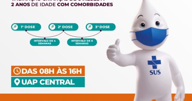 Vacinação para Crianças de 6 meses a 2 anos