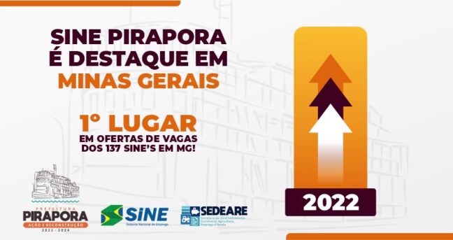 SINE Pirapora é destaque em Minas Gerais