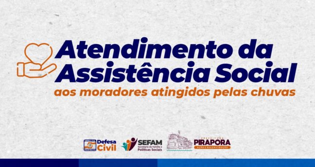Assistência às famílias atingidas pela chuva