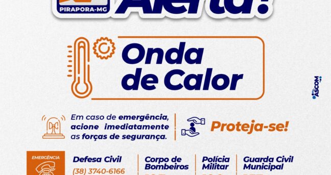 Defesa Civil Alerta para Onda de Calor