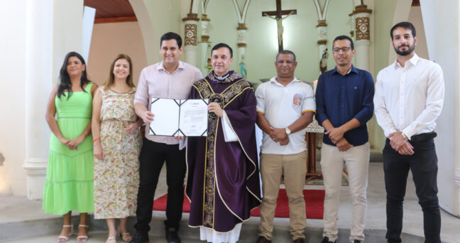 Assinada a Ordem de Serviço para obra de reforma da praça da Matriz