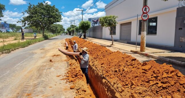 EXTENSÃO DE REDE DE ESGOTO