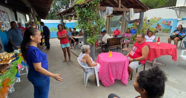 CAPS 1 promove festa animada para celebrar a Páscoa