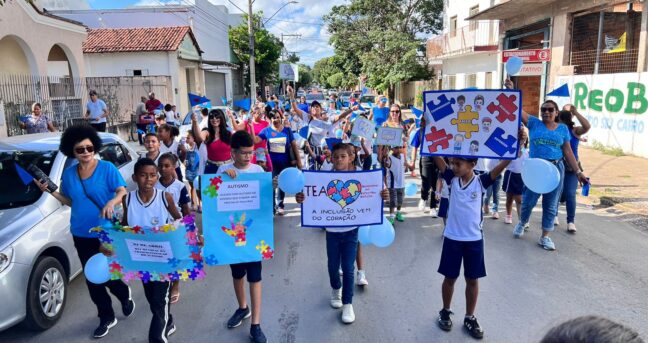 SEMED conscientiza sobre o Autismo com caminhadas, palestras e várias ações nas unidades escolares