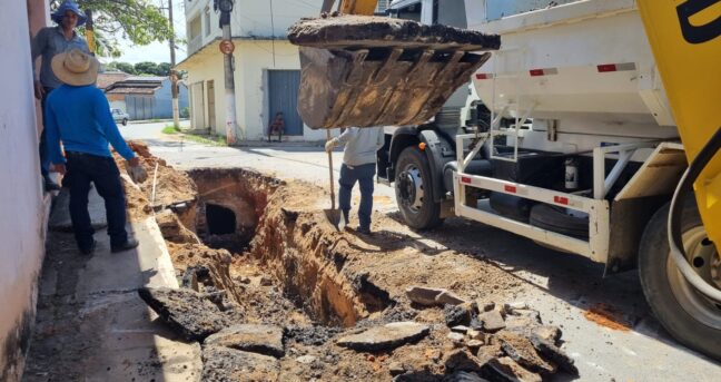 Prefeitura inicia nova obra de drenagem pluvial