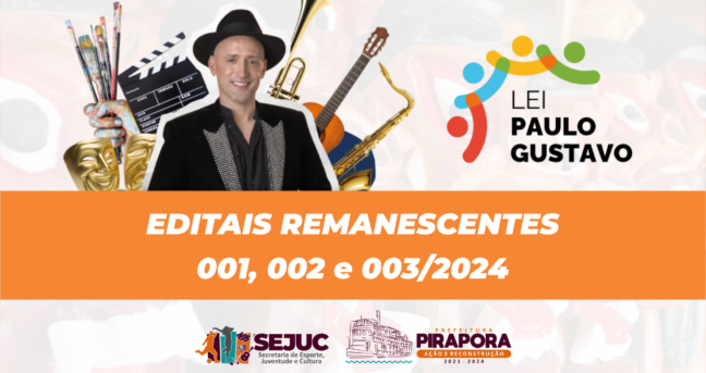 Prefeitura de Pirapora oficializa o Resultado Preliminar da Lei Paulo Gustavo